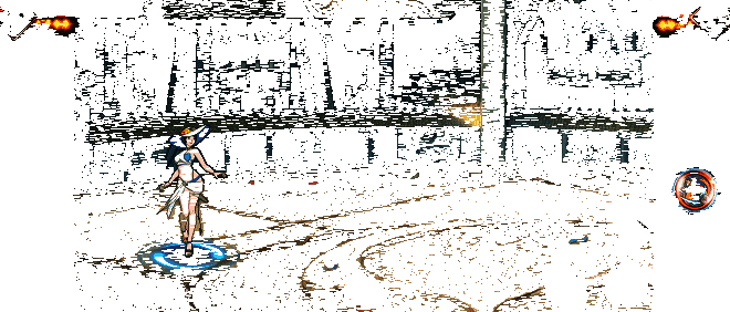 左侧为重形态站立，右侧为轻形态浮空，两者头顶分别标有‘重’与‘轻’，直观展示形态差异