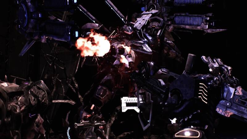 《失落之魂》战斗场景截图，主角卡泽尔在空中挥舞双刃，释放出大量光效与爆炸粒子，敌人被击飞，画面充满动感与能量感