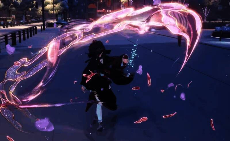 浔在城市场景中经营小店，金币如雨洒落，背景充满市井烟火气息