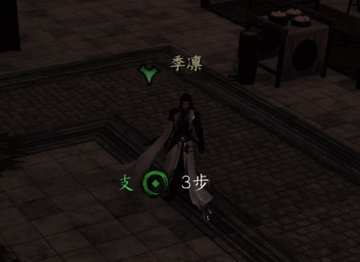 主角身穿掌门长袍，手持长剑立于宗门高台之上