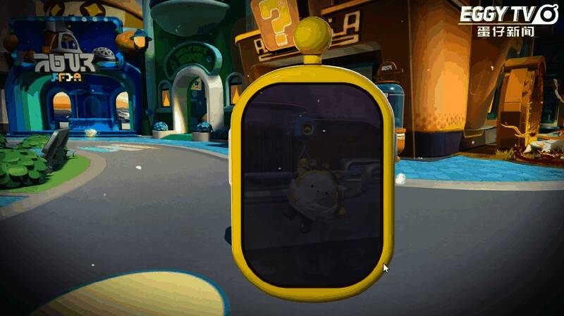 多名蛋仔在夜晚的观星台上聚集，抬头仰望布满星座的天空，画面充满梦幻科技氛围