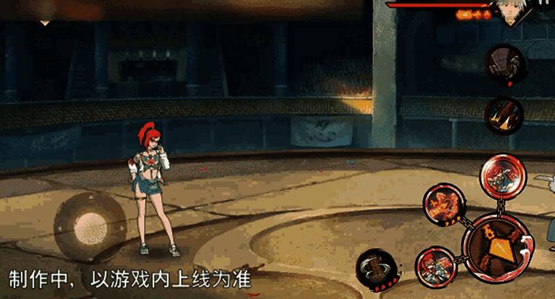 香燐「夏日限定」战斗场景原画，脚踏泳圈滑行，锁链在空中飞舞