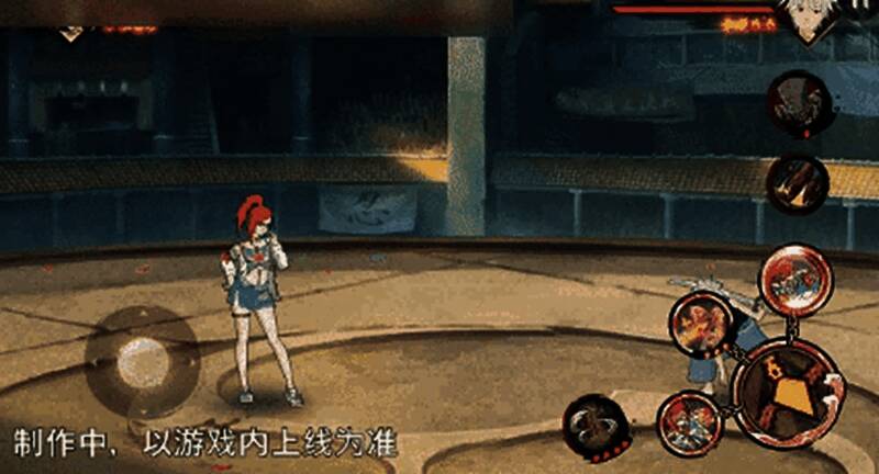 香燐使用一技能旋转突进，橡皮锤带起风浪特效