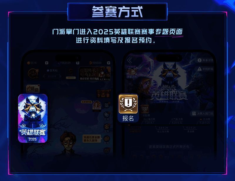 英雄联赛报名流程图解，展示从点击入口到提交信息的完整步骤