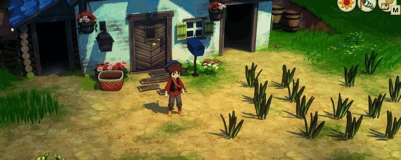 游戏中连续收成作物生长状态的特写画面，植物叶片茂盛，土壤湿润，体现出良好的生长环境