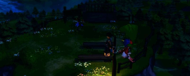 后山金矿区域示意图，显示玩家在低风力下可抵达的采矿路径和矿石分布位置