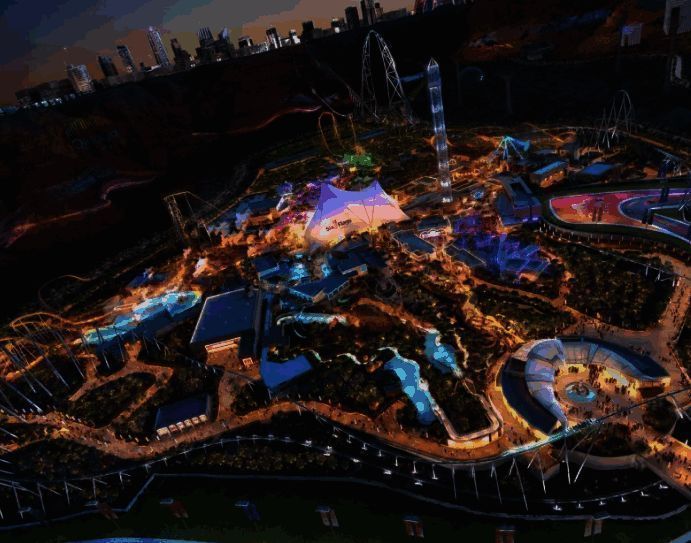 EVO赛事现场画面，选手在大屏幕前激烈对战，观众席座无虚席，氛围热烈