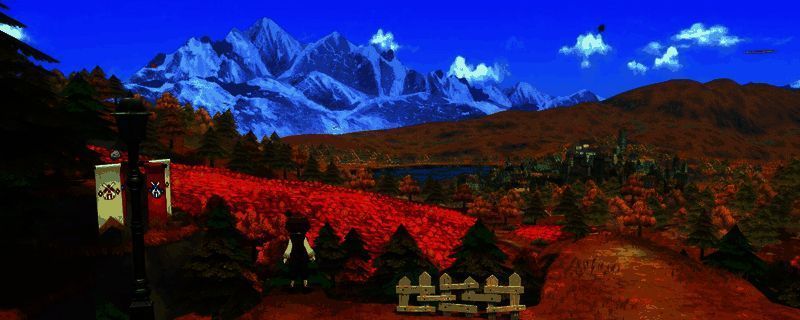 《牧场物语 来吧！风之繁华集市》春季田园风光，角色在阳光下耕种，远处有小鸡和木屋