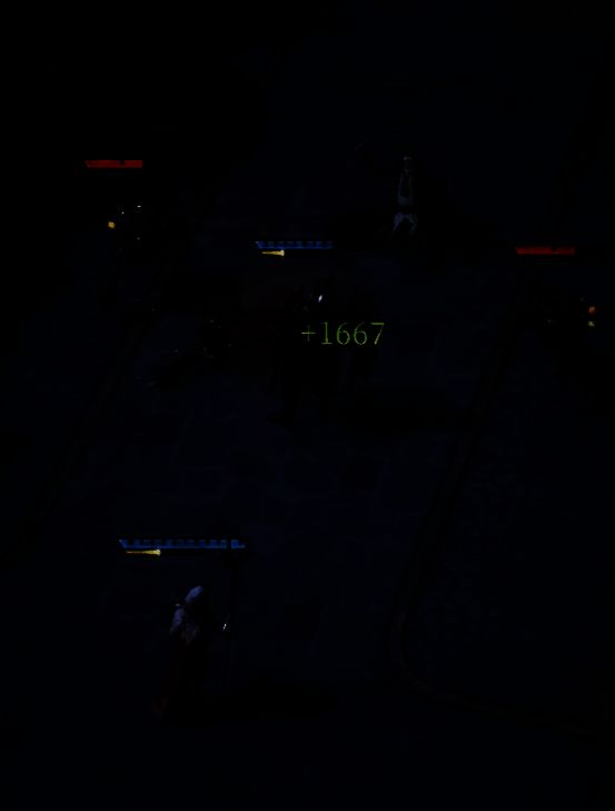 魔君在战斗阵型中的站位演示，位于前排中央，承受伤害同时释放技能影响全场