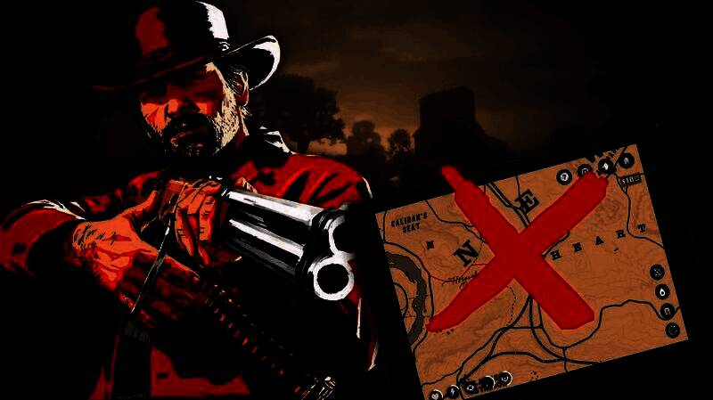 《荒野大镖客2》官方应用在手机界面上的展示，主界面显示游戏地图与角色信息