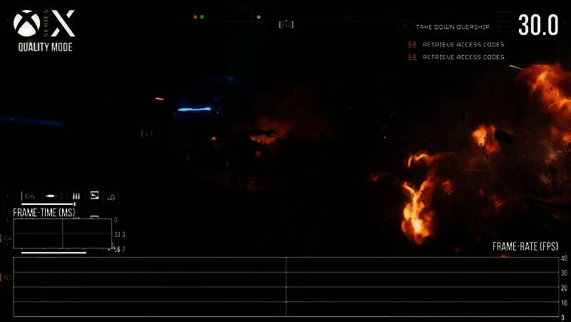 画质模式下PS5帧生成间隔不均，导致轻微卡顿，Xbox表现更稳定