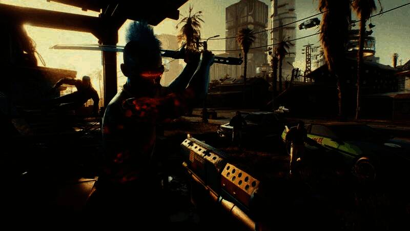 赛博朋克2077官方发布虚构总统罗莎琳·迈尔斯的讲话画面，背景为新美利坚合众国标志，画面风格冷峻充满政治宣传感