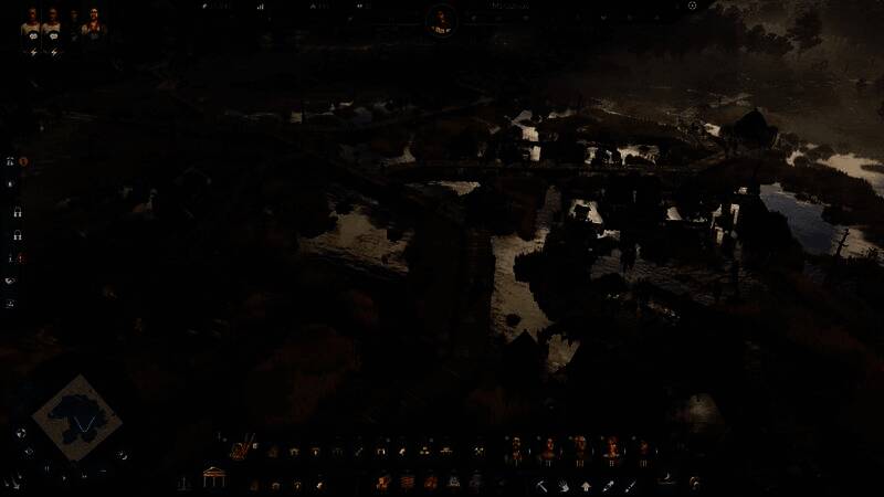 总督在议会中发表演讲，周围环绕不同派系代表，气氛紧张