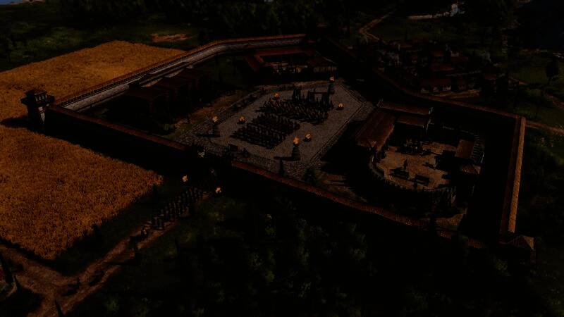 玩家视角下的城市建造界面，资源条与人口数据清晰显示