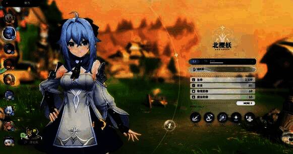 主角捏脸界面截图，展示男女两种形象选择，界面包含发型、五官、服装调整选项