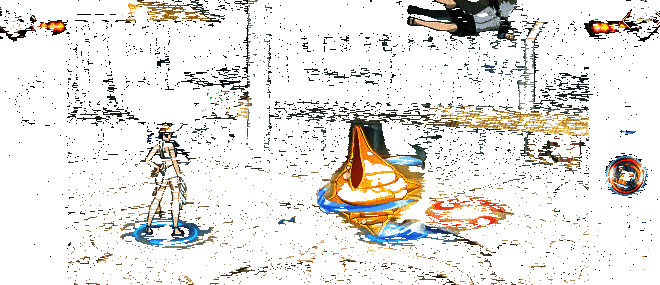 普攻2A击打海螺，改变其形态