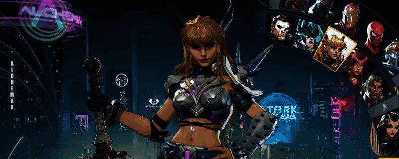 魔剑客释放技能瞬间，手持魔剑，小鬼环绕，技能特效炫目