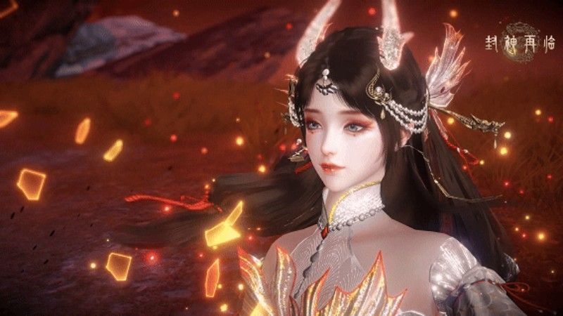 龙吉公主角色设定图，展现天界仙子优雅形象