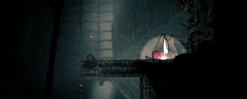 《空洞骑士：丝之歌》灰沼区域地图截图，展示首个忆境纪念盒的具体位置标记