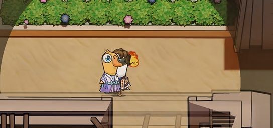 冒险家在丛林神殿地图中躲避滚石攻击的演示画面