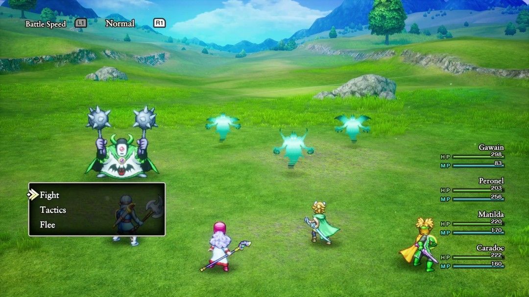 多人组队战斗画面，角色协同作战，战斗节奏紧凑