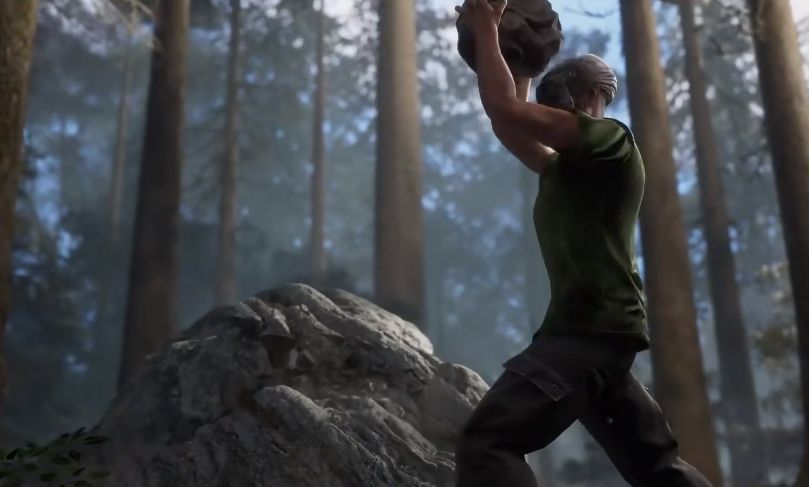 雷暴天气下，金属建筑周围出现电击特效，显示腐蚀加速