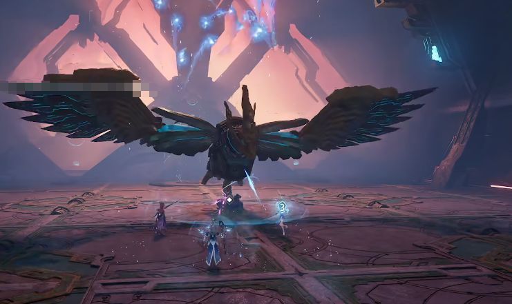 1v1对战与Boss挑战界面展示，左侧为对战模式选项，右侧为Boss战斗场景预览