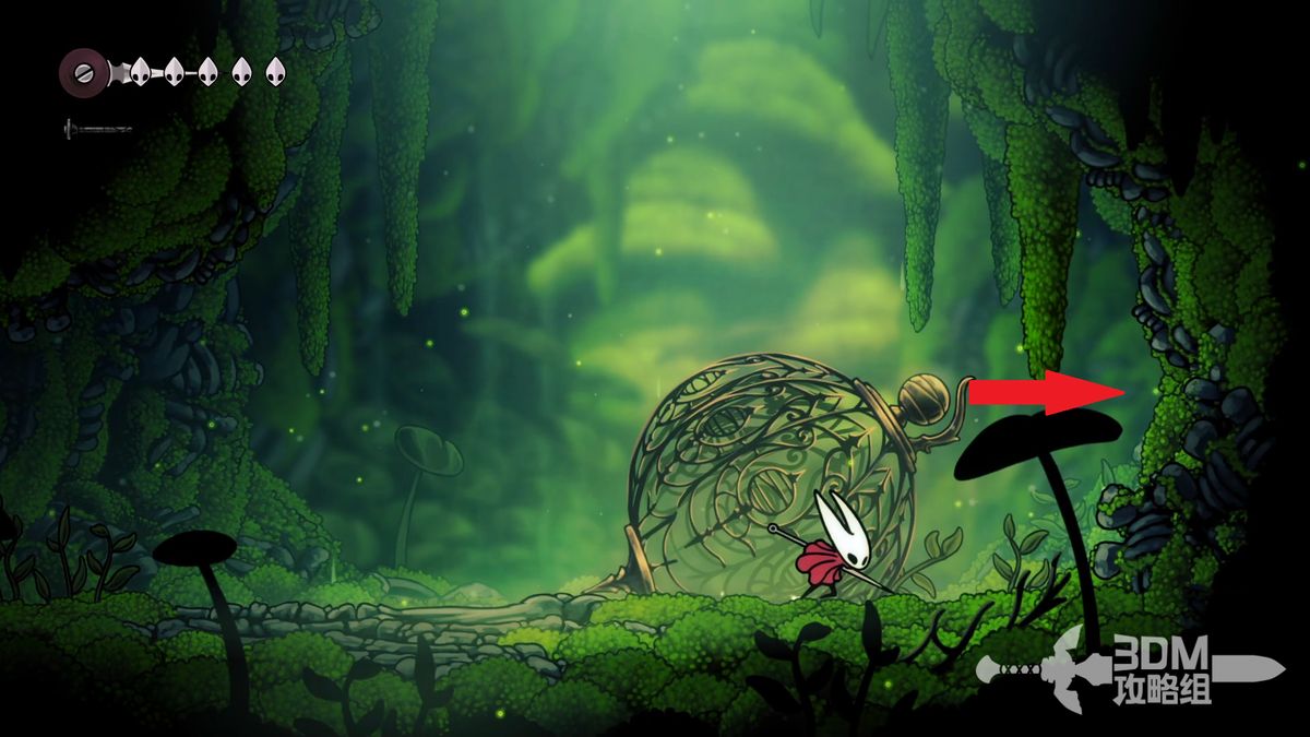 隐藏通道内部结构紧凑，怪物处于休眠状态