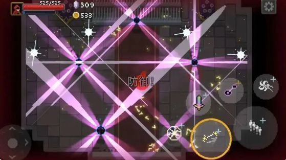 Boss战场景展示，主角与巨大Boss激烈对战，画面充满魔法冲击与光影特效