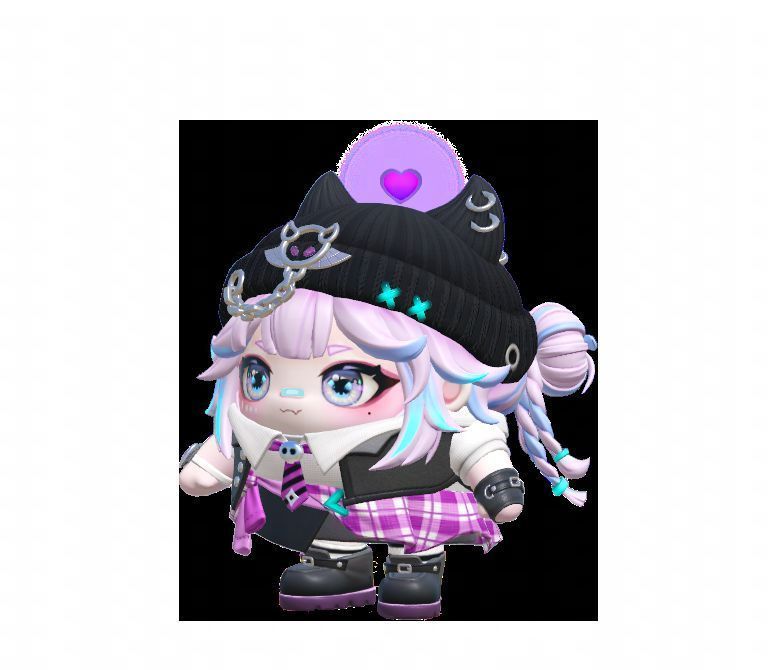 小恶魔星紫手持泡泡糖，造型独特