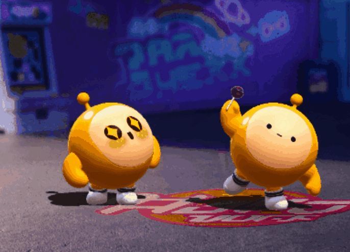 情人节限定动作展示：抢棒棒糖