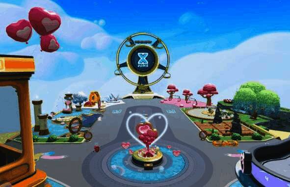 蛋仔岛浪漫版全景展示