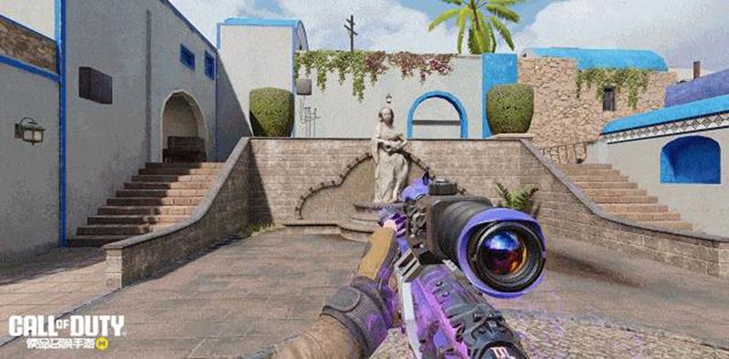 Groza-流光宝瓶武器展示，宝瓶座流光特效环绕枪身，战斗爆发感十足