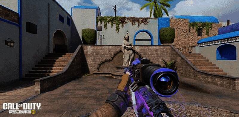 SVD-赫拉之击武器展示，金色雷霆环绕狙击枪，远程打击极具威慑力