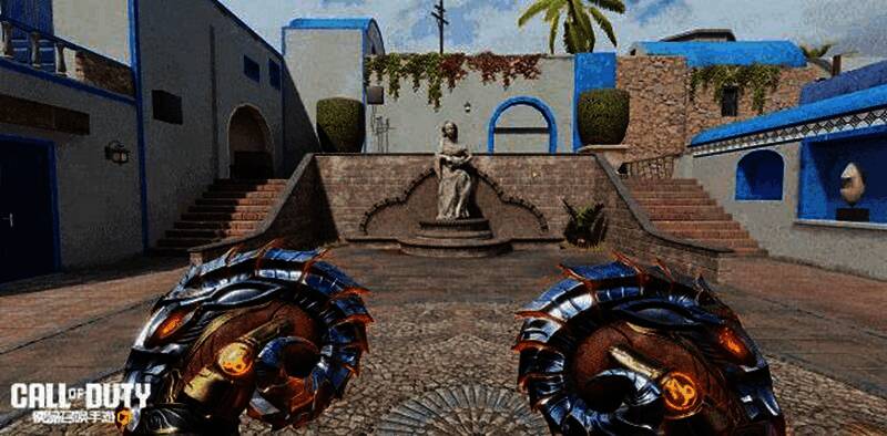 拳套-魔羊利角展示，羊角造型锋利，近战打击感十足