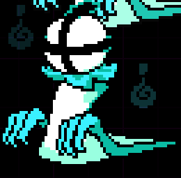 Balthizard怪物形象展示，体型庞大，手持发光道具，表情神秘