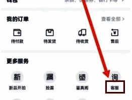 客服页面选项列表，其中‘如何退货/退款’位于显著位置