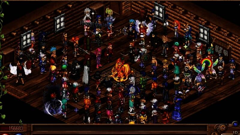 《Dark Ages》最新活动公告界面，背景为游戏主城，界面风格复古又不失现代感