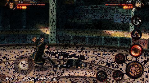 不动普通攻击4A展示，土遁硬化术增强双拳，地面被强力砸裂