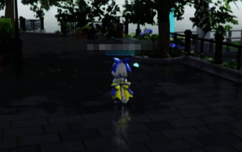 宁蒙释放热烈声浪技能，前方架设音响设备，音波飞射