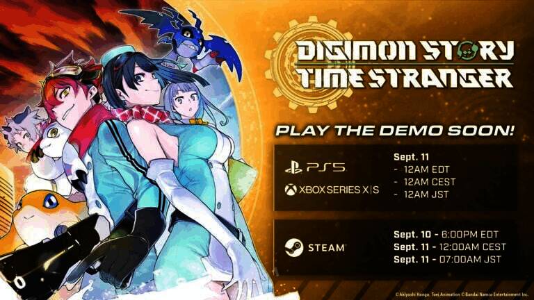 游戏战斗界面展示，数码宝贝与角色并肩作战