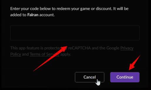 GOG客户端兑换码输入界面展示