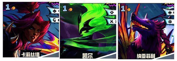 S15赛季一费卡T1英雄技能展示图