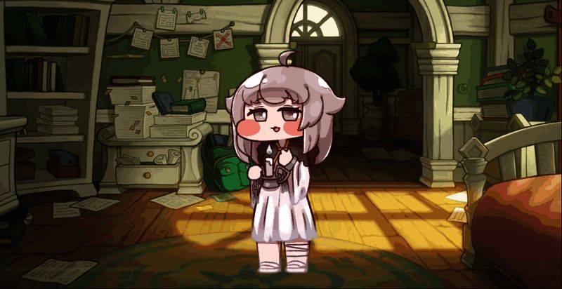 多个嘟嘟少女角色集体展示，画面色彩鲜艳