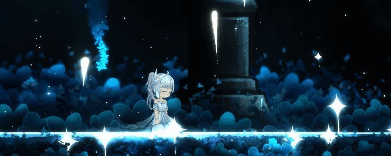 游戏地图中隐藏宝物的分布示意图，标记多个高亮区域，代表不同类型的收集点