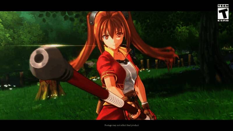 《空之轨迹 the 1st》游戏战斗场景，角色释放技能特效华丽