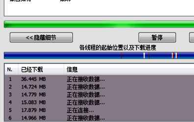 下载完成界面展示，显示迅雷资源已成功下载至本地存储路径