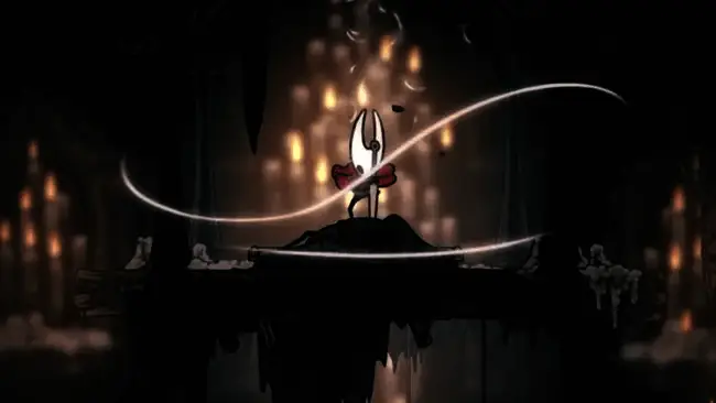 角色在《丝之歌》世界中探索，光影效果细腻，场景层次分明