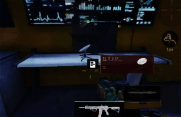 二楼视角展示密码门的具体位置与周围环境