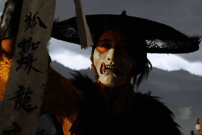 游戏地图场景展示，山川起伏，植被茂密，充满东方韵味